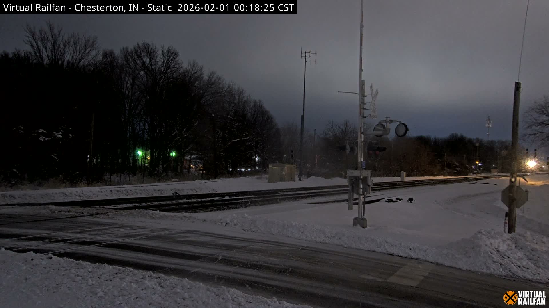Chesterton Railroad Crossing Porter Junction Live Cam - Chesterton, Porter, Indiana, USA