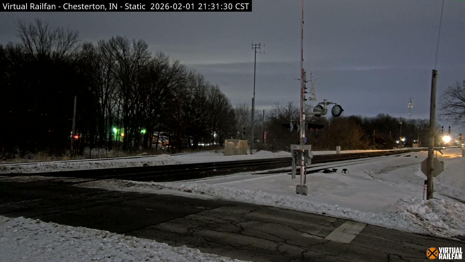 Chesterton Railroad Crossing Porter Junction Live Cam - Chesterton, Porter, Indiana, USA