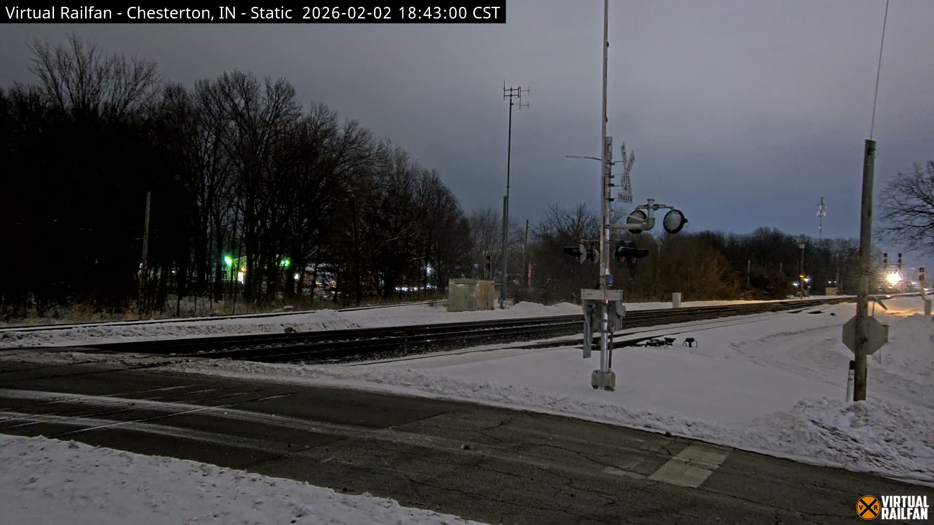 Chesterton Railroad Crossing Porter Junction Live Cam - Chesterton, Porter, Indiana, USA