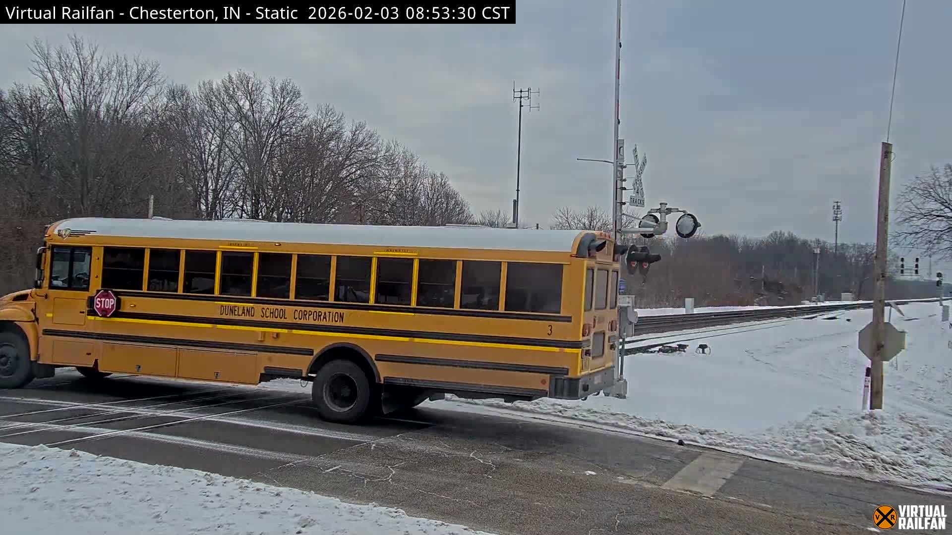 Chesterton Railroad Crossing Porter Junction Live Cam - Chesterton, Porter, Indiana, USA