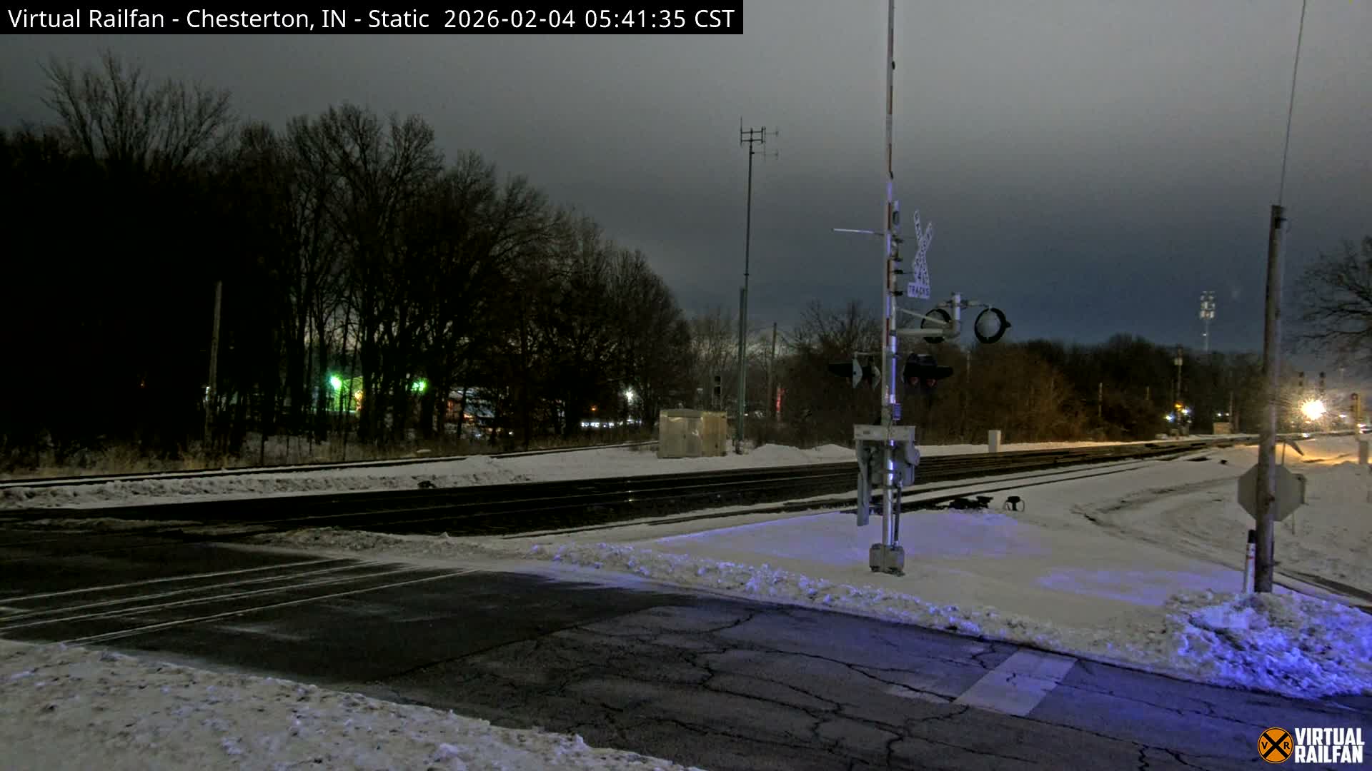 Chesterton Railroad Crossing Porter Junction Live Cam - Chesterton, Porter, Indiana, USA