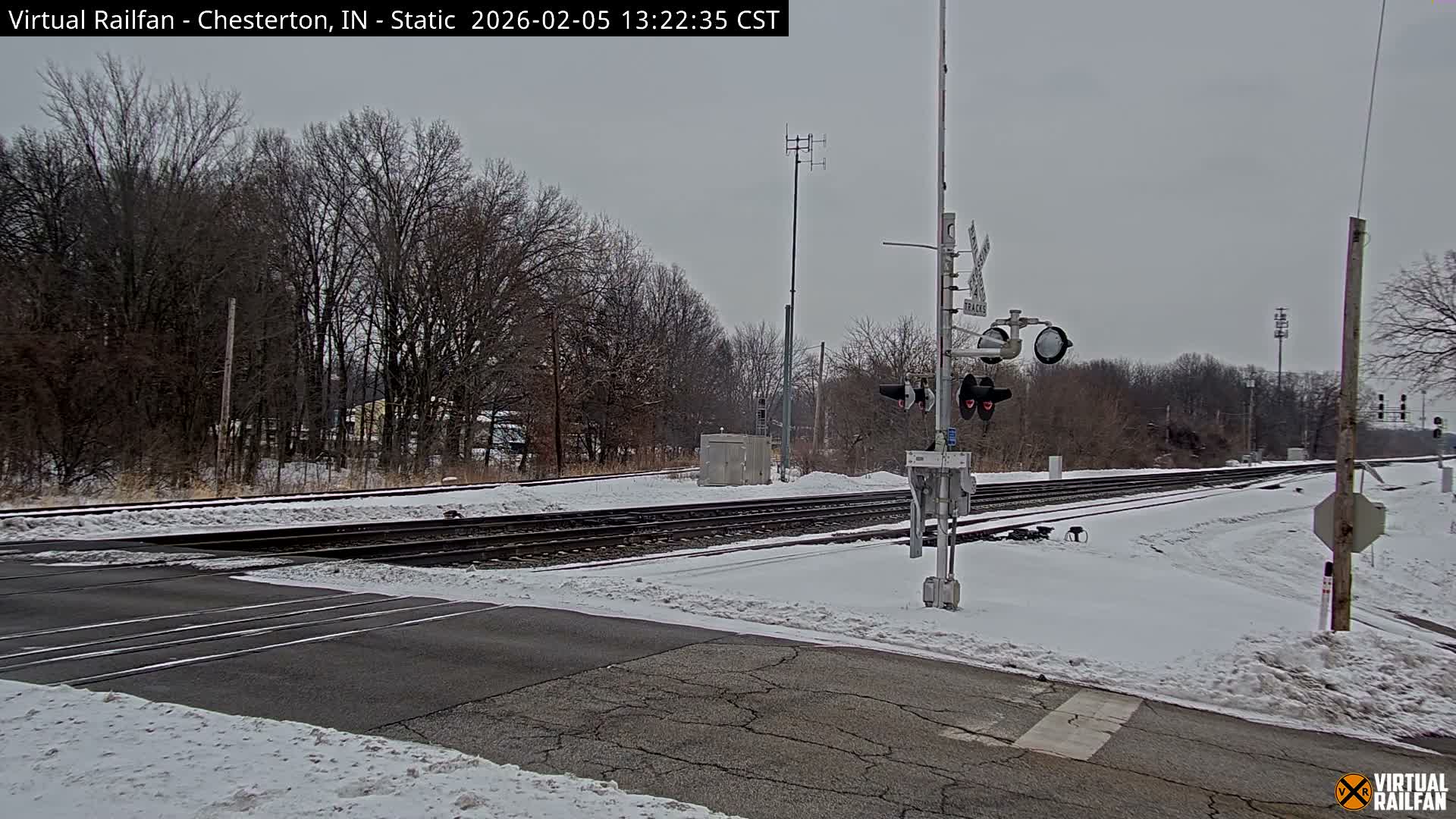 Chesterton Railroad Crossing Porter Junction Live Cam - Chesterton, Porter, Indiana, USA