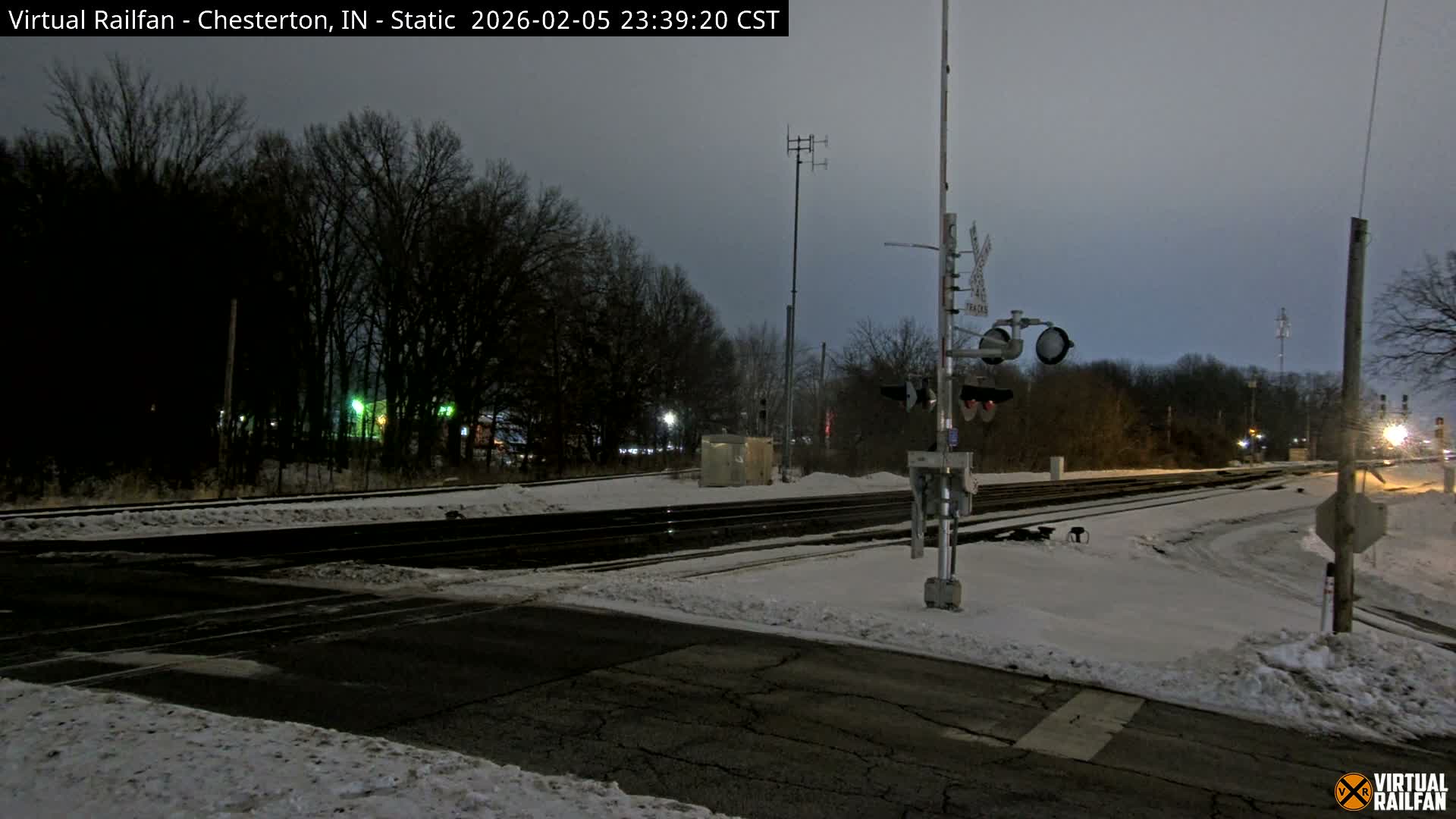 Chesterton Railroad Crossing Porter Junction Live Cam - Chesterton, Porter, Indiana, USA