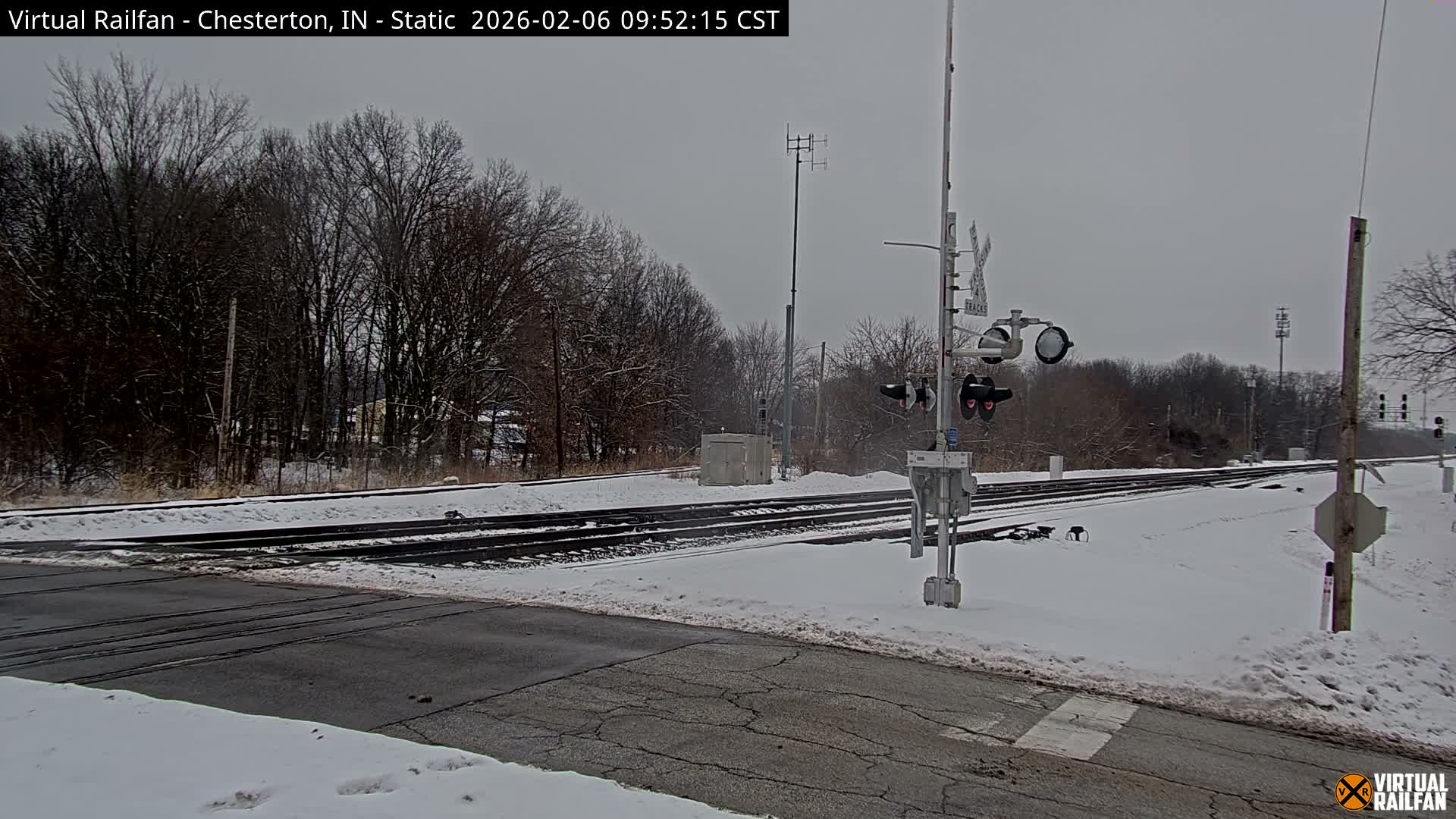 Chesterton Railroad Crossing Porter Junction Live Cam - Chesterton, Porter, Indiana, USA