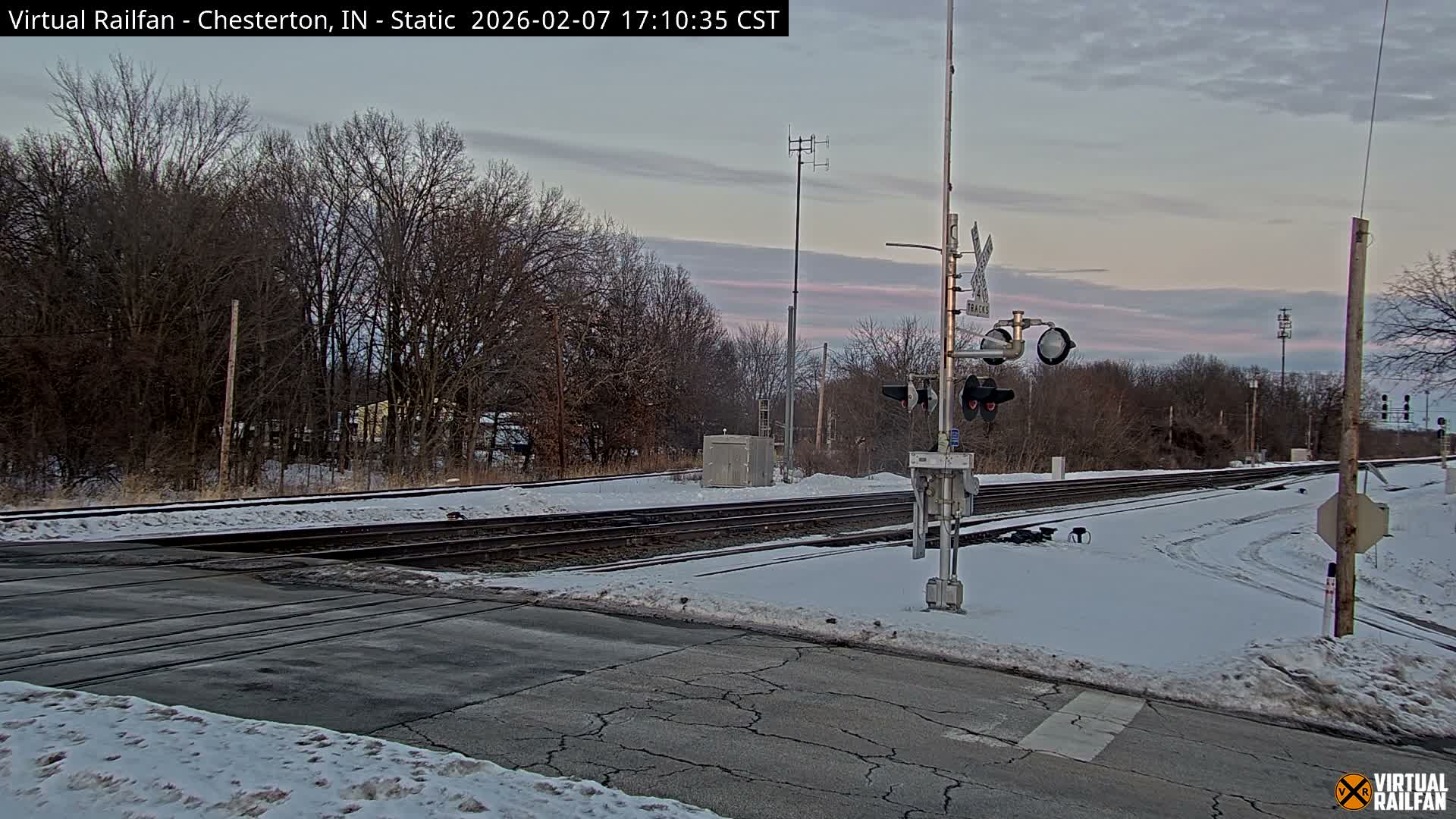 Chesterton Railroad Crossing Porter Junction Live Cam - Chesterton, Porter, Indiana, USA