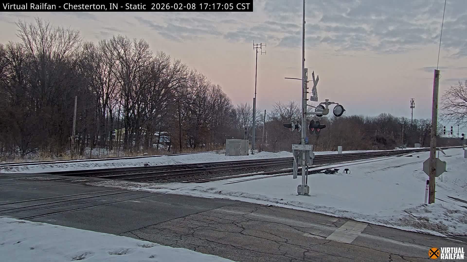 Chesterton Railroad Crossing Porter Junction Live Cam - Chesterton, Porter, Indiana, USA