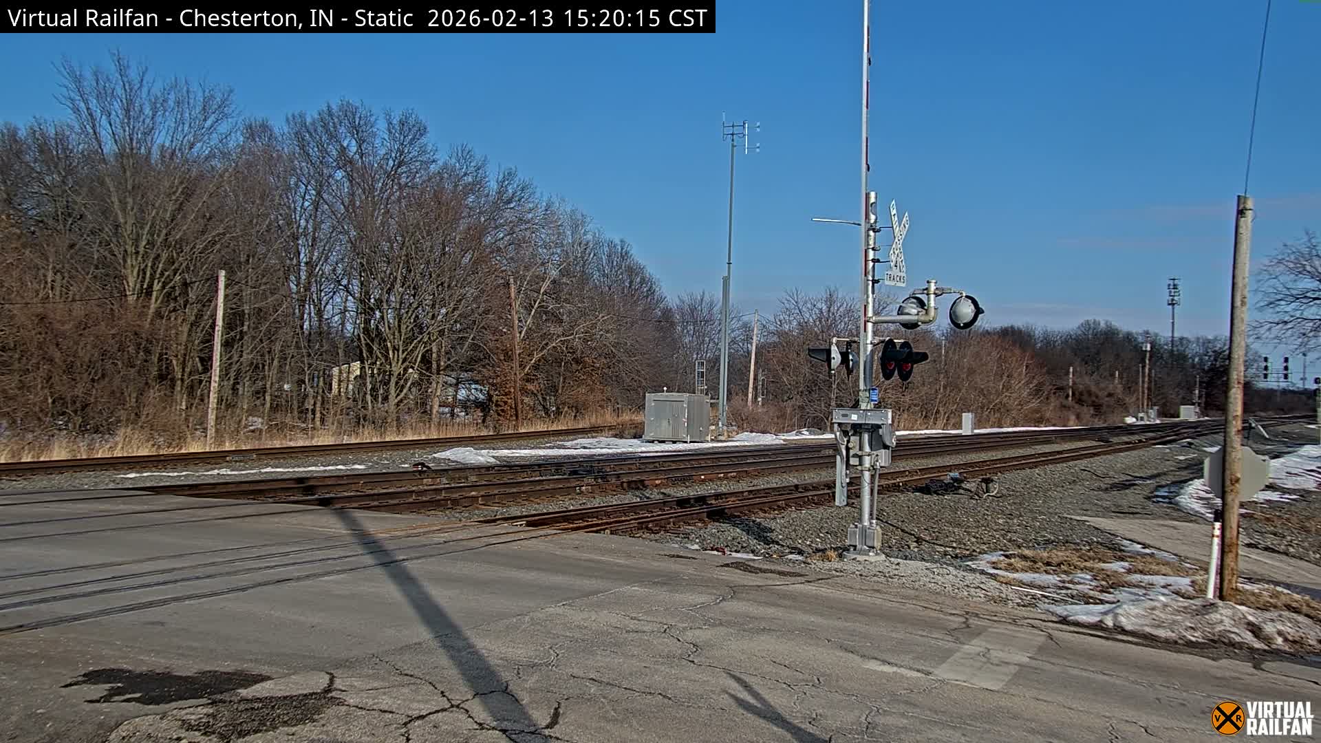 Chesterton Railroad Crossing Porter Junction Live Cam - Chesterton, Porter, Indiana, USA