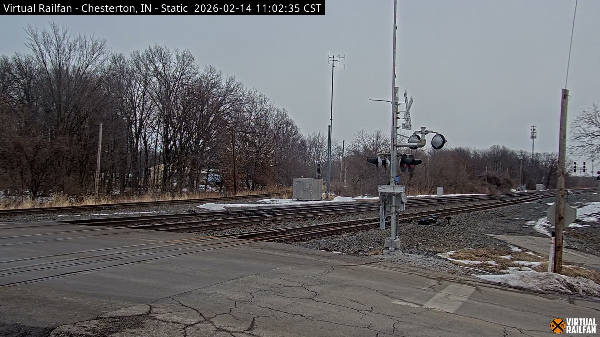 Chesterton Railroad Crossing Porter Junction Live Cam - Chesterton, Porter, Indiana, USA