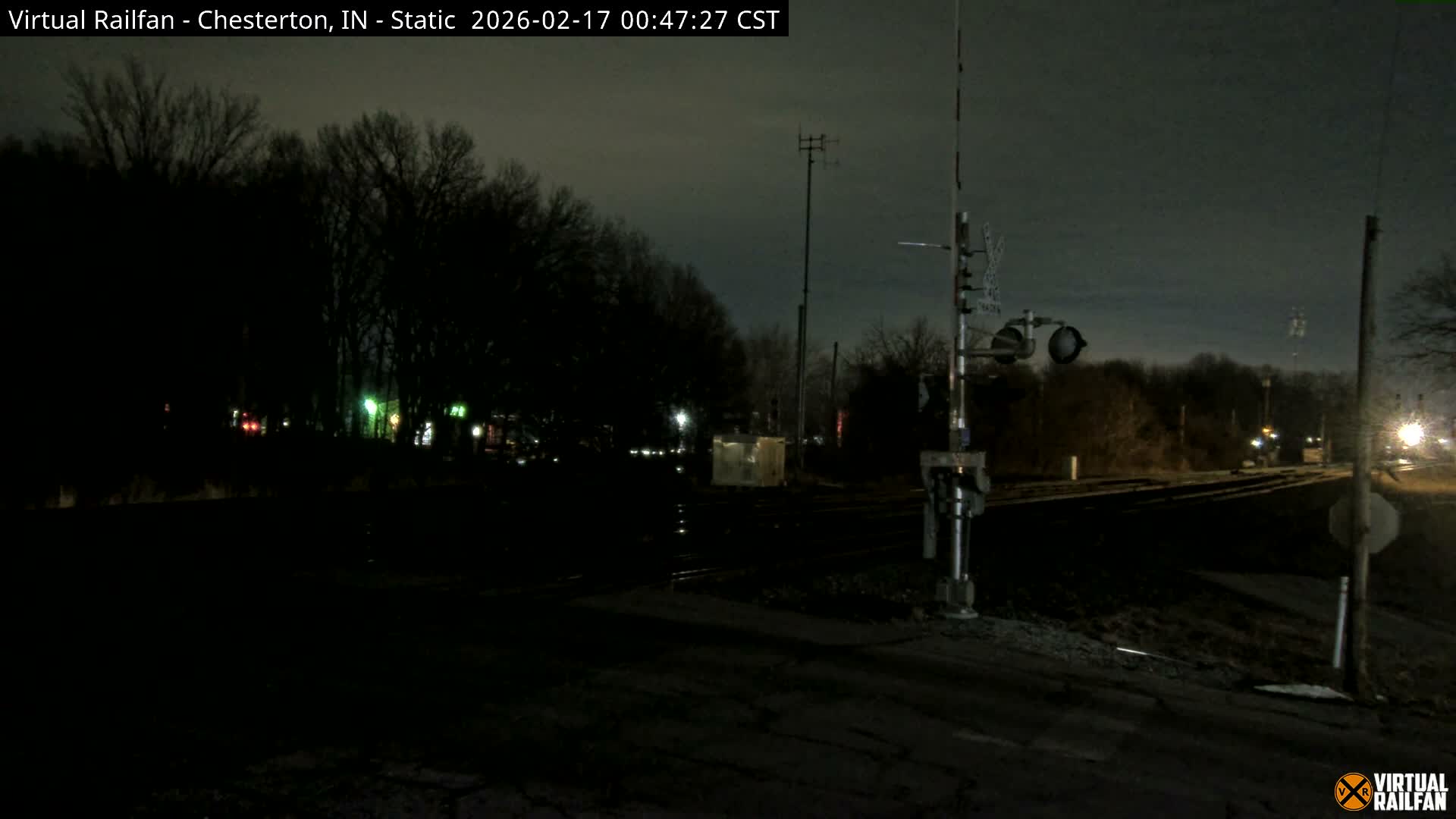 Chesterton Railroad Crossing Porter Junction Live Cam - Chesterton, Porter, Indiana, USA