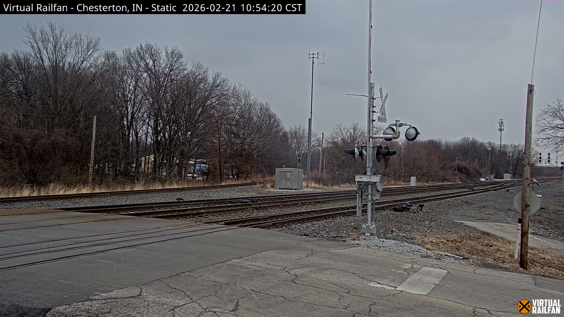 Chesterton Railroad Crossing Porter Junction Live Cam - Chesterton, Porter, Indiana, USA