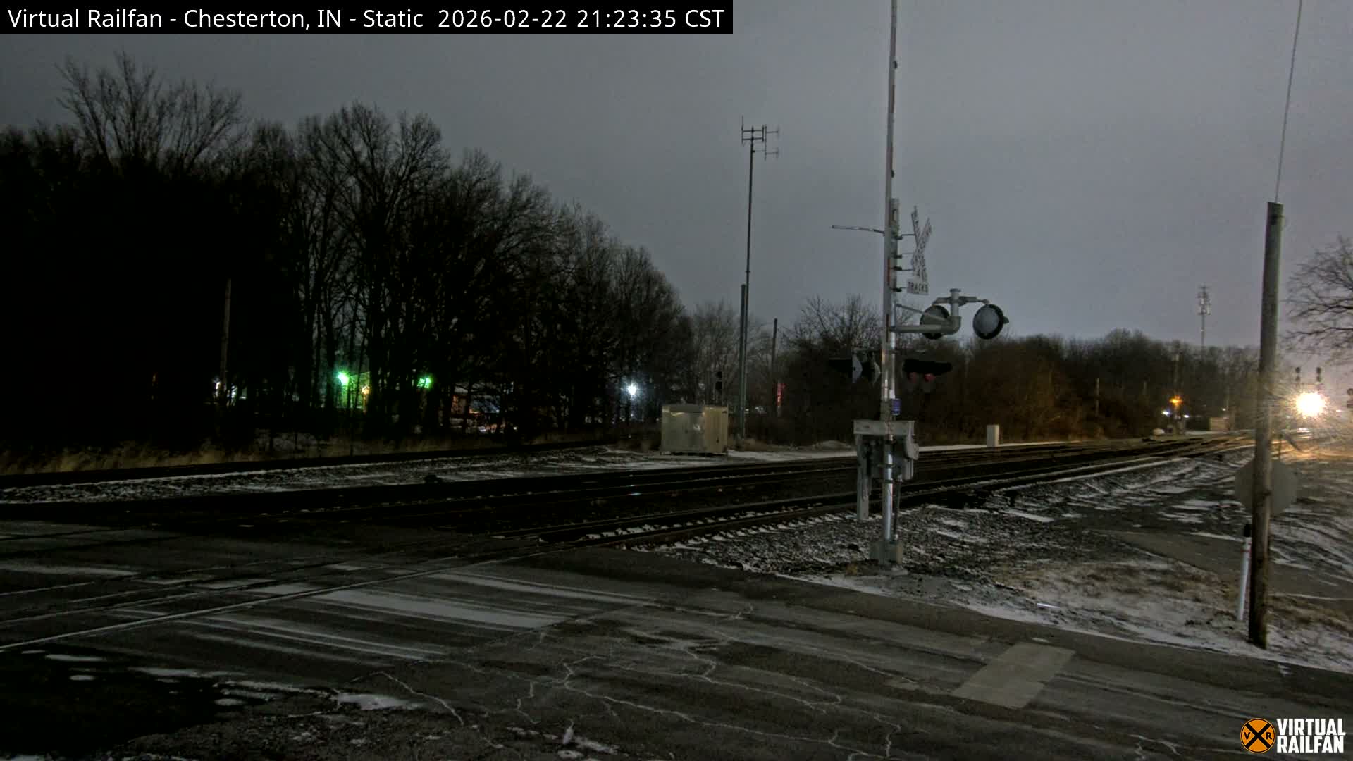 Chesterton Railroad Crossing Porter Junction Live Cam - Chesterton, Porter, Indiana, USA