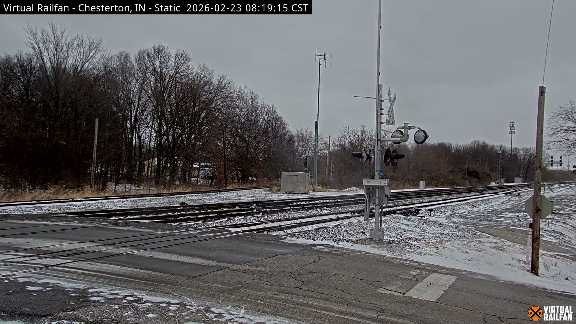 Chesterton Railroad Crossing Porter Junction Live Cam - Chesterton, Porter, Indiana, USA