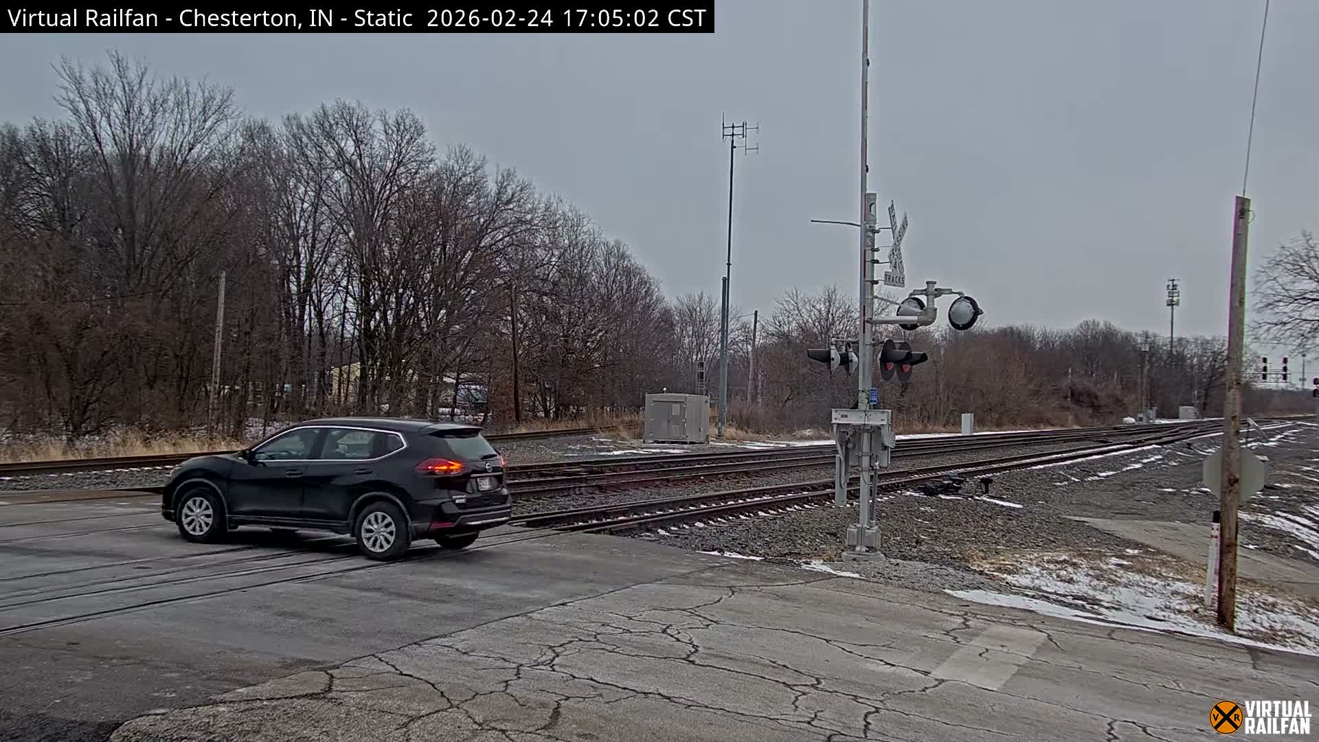 Chesterton Railroad Crossing Porter Junction Live Cam - Chesterton, Porter, Indiana, USA