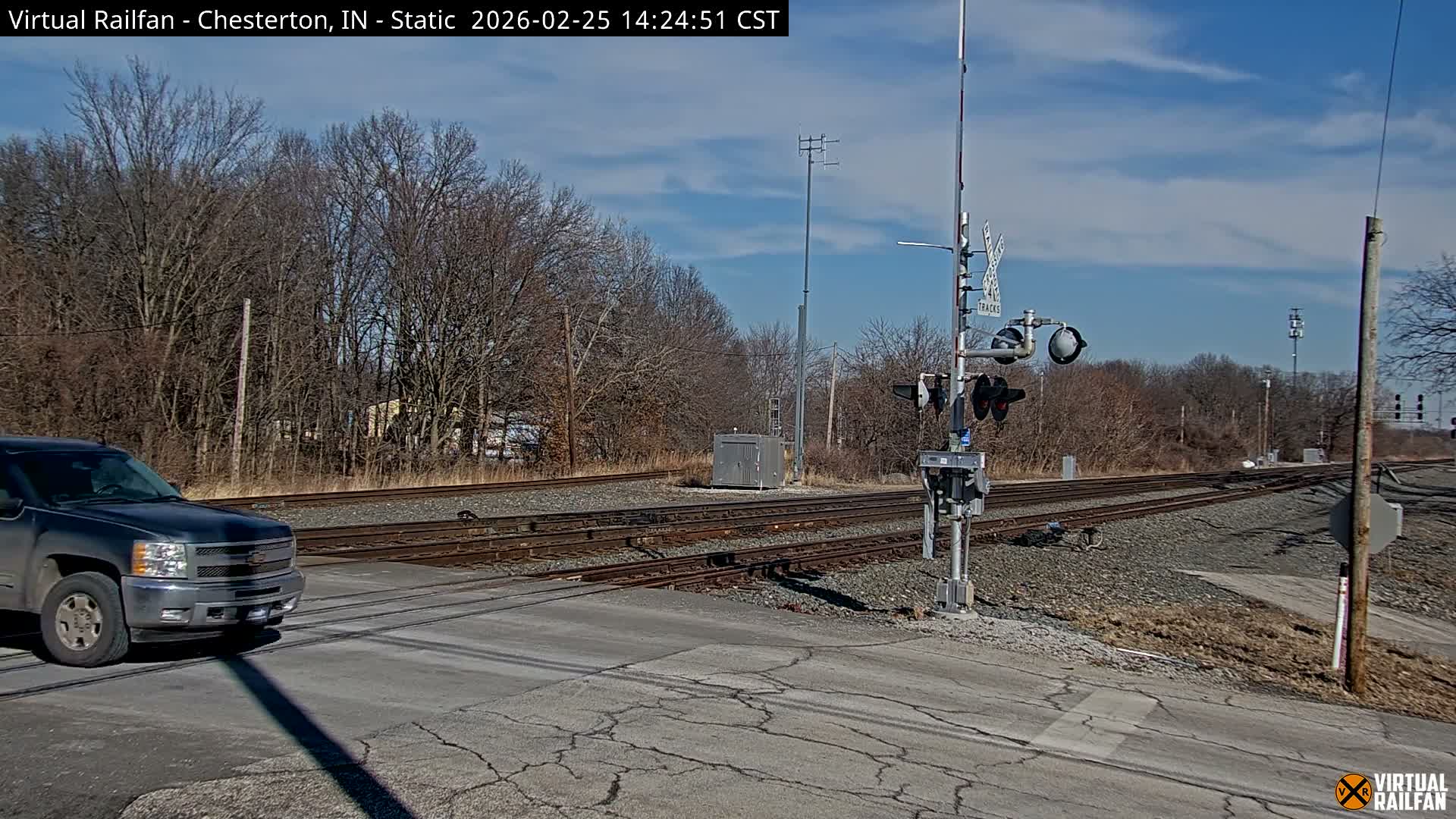 Chesterton Railroad Crossing Porter Junction Live Cam - Chesterton, Porter, Indiana, USA