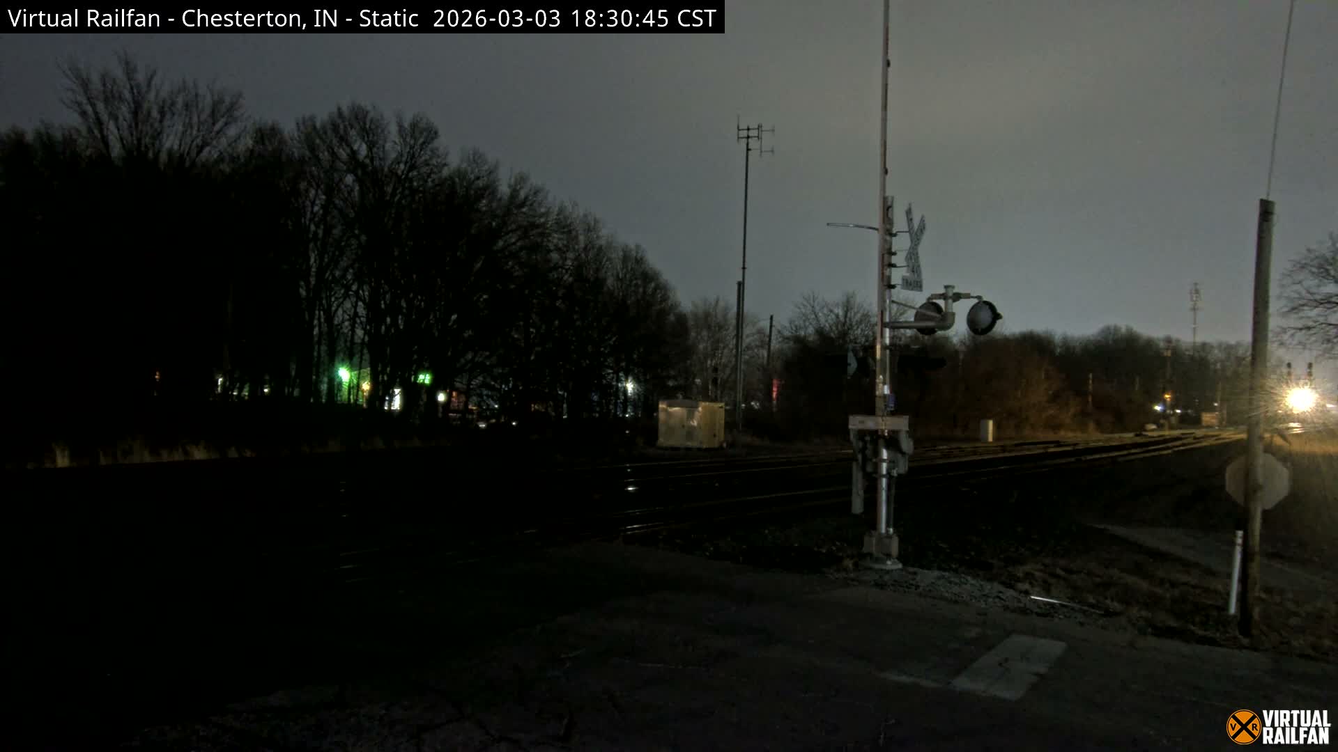 Chesterton Railroad Crossing Porter Junction Live Cam - Chesterton, Porter, Indiana, USA