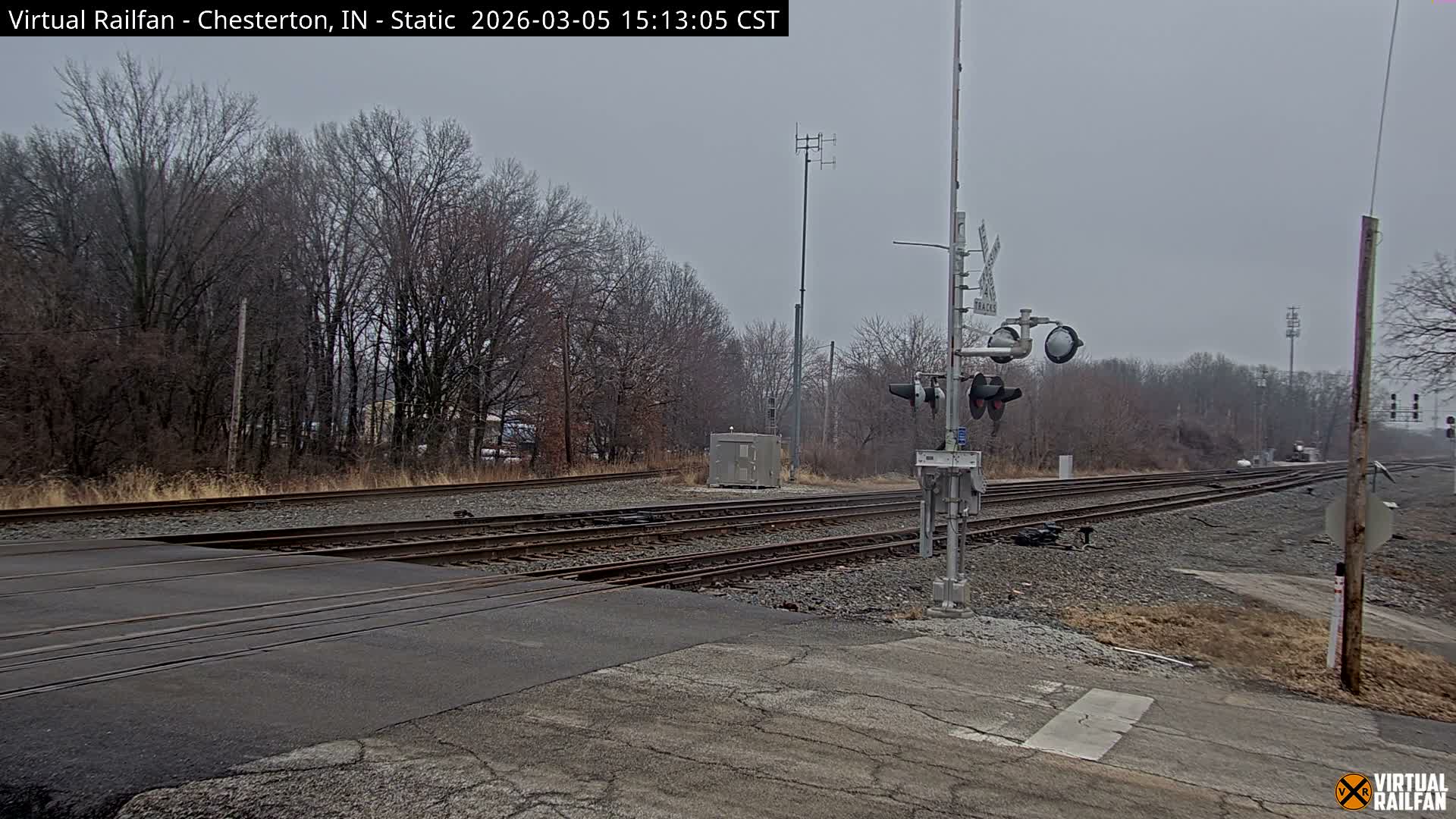 Chesterton Railroad Crossing Porter Junction Live Cam - Chesterton, Porter, Indiana, USA
