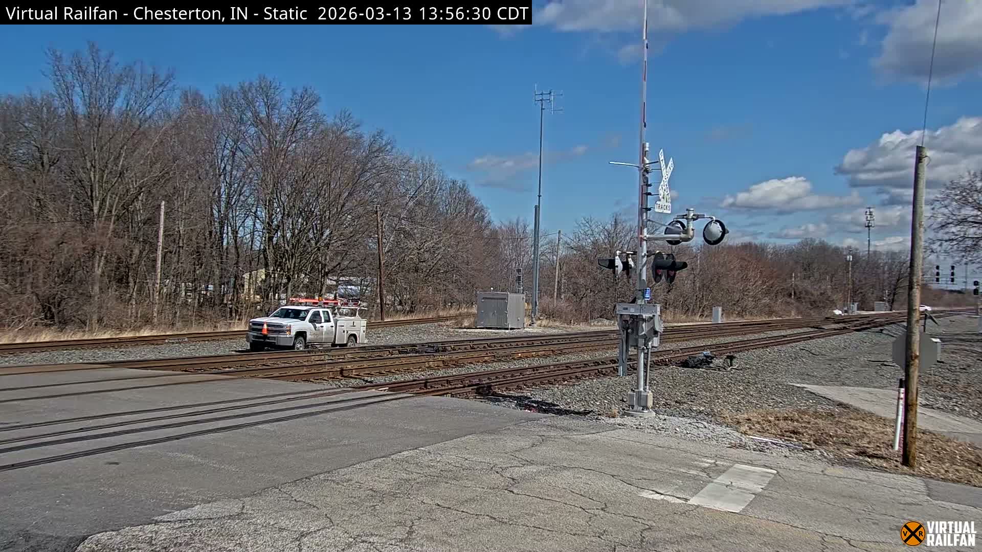 Chesterton Railroad Crossing Porter Junction Live Cam - Chesterton, Porter, Indiana, USA