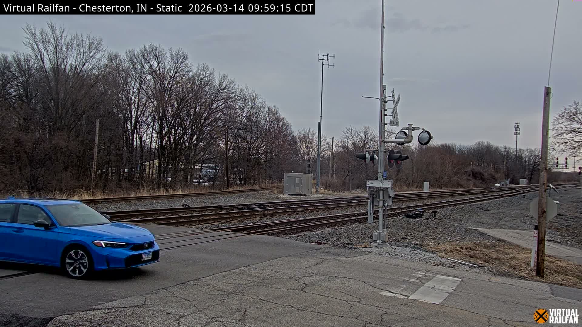 Chesterton Railroad Crossing Porter Junction Live Cam - Chesterton, Porter, Indiana, USA