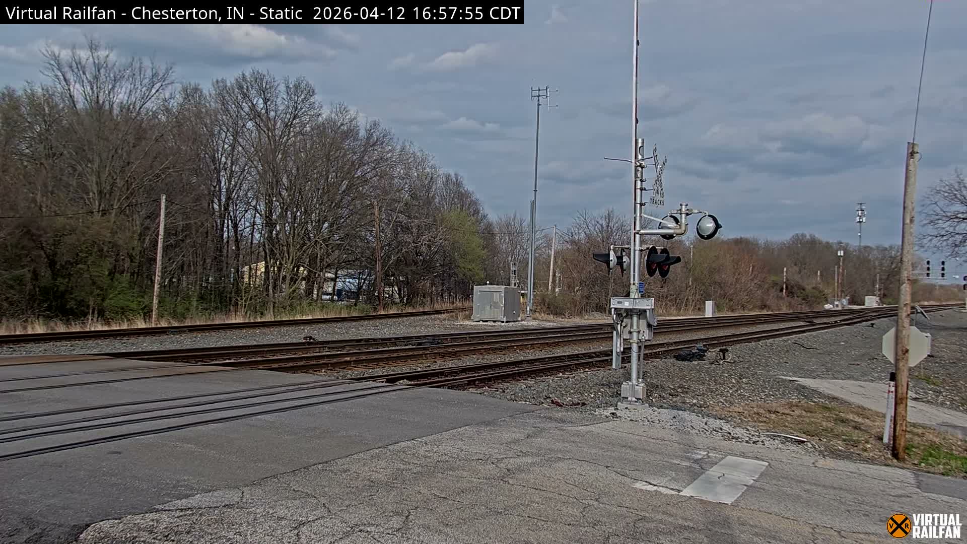 Chesterton Railroad Crossing Porter Junction Live Cam - Chesterton, Porter, Indiana, USA