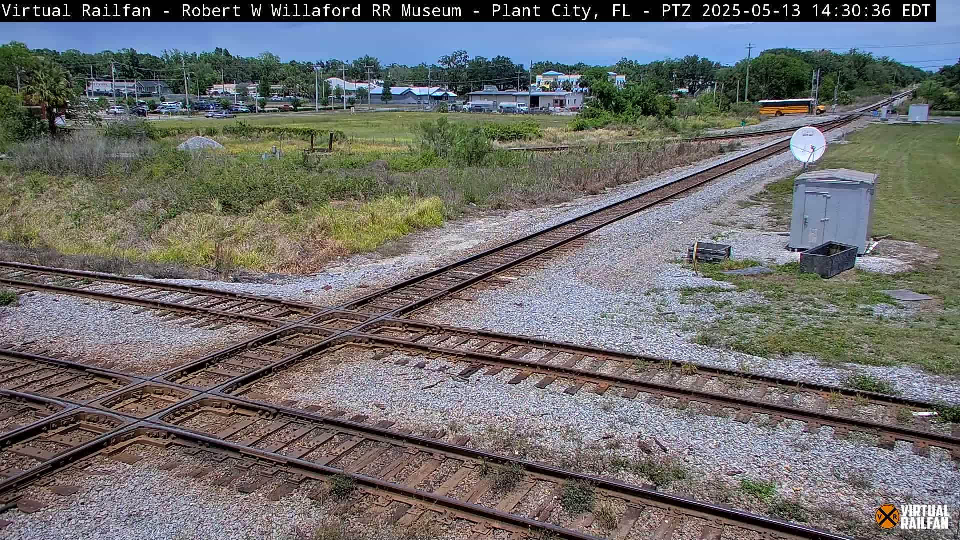 Plant City Railroad Junction & Crossing Live Cam - Plant City, Hillsborough, Florida, USA