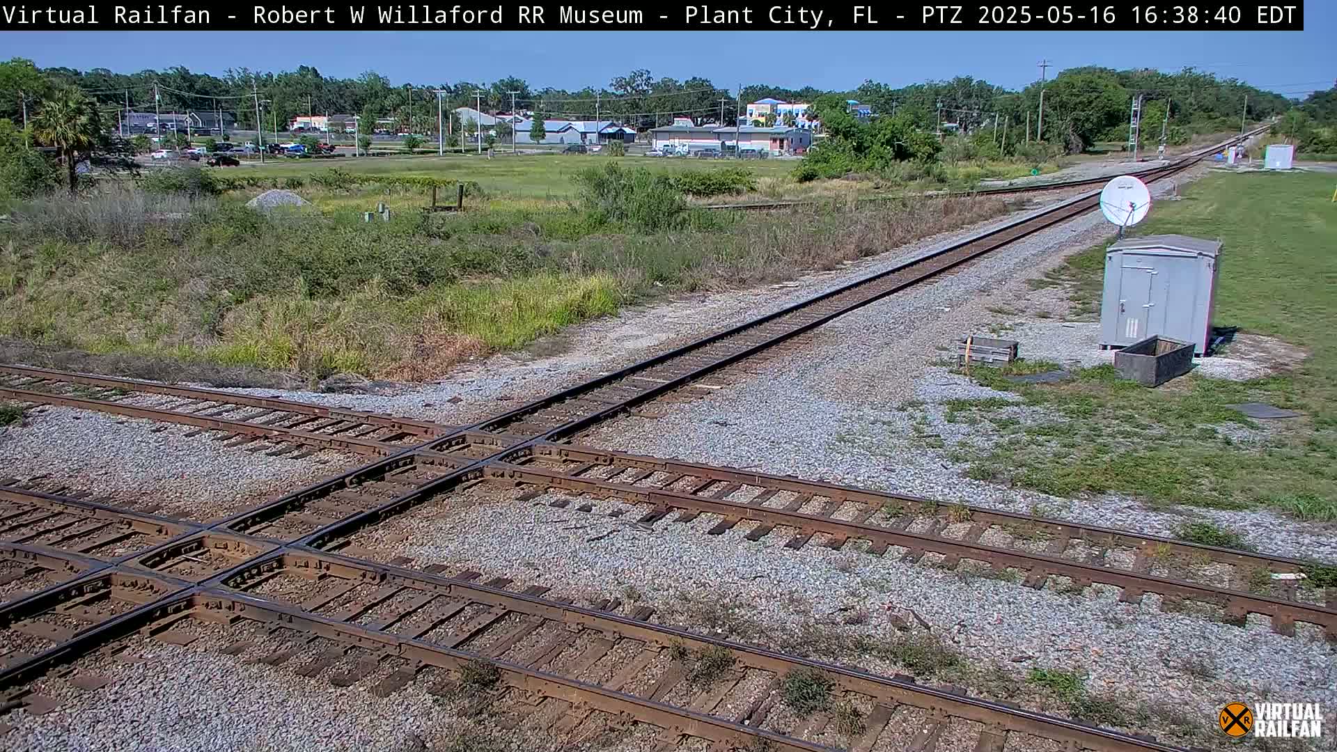 Plant City Railroad Junction & Crossing Live Cam - Plant City, Hillsborough, Florida, USA