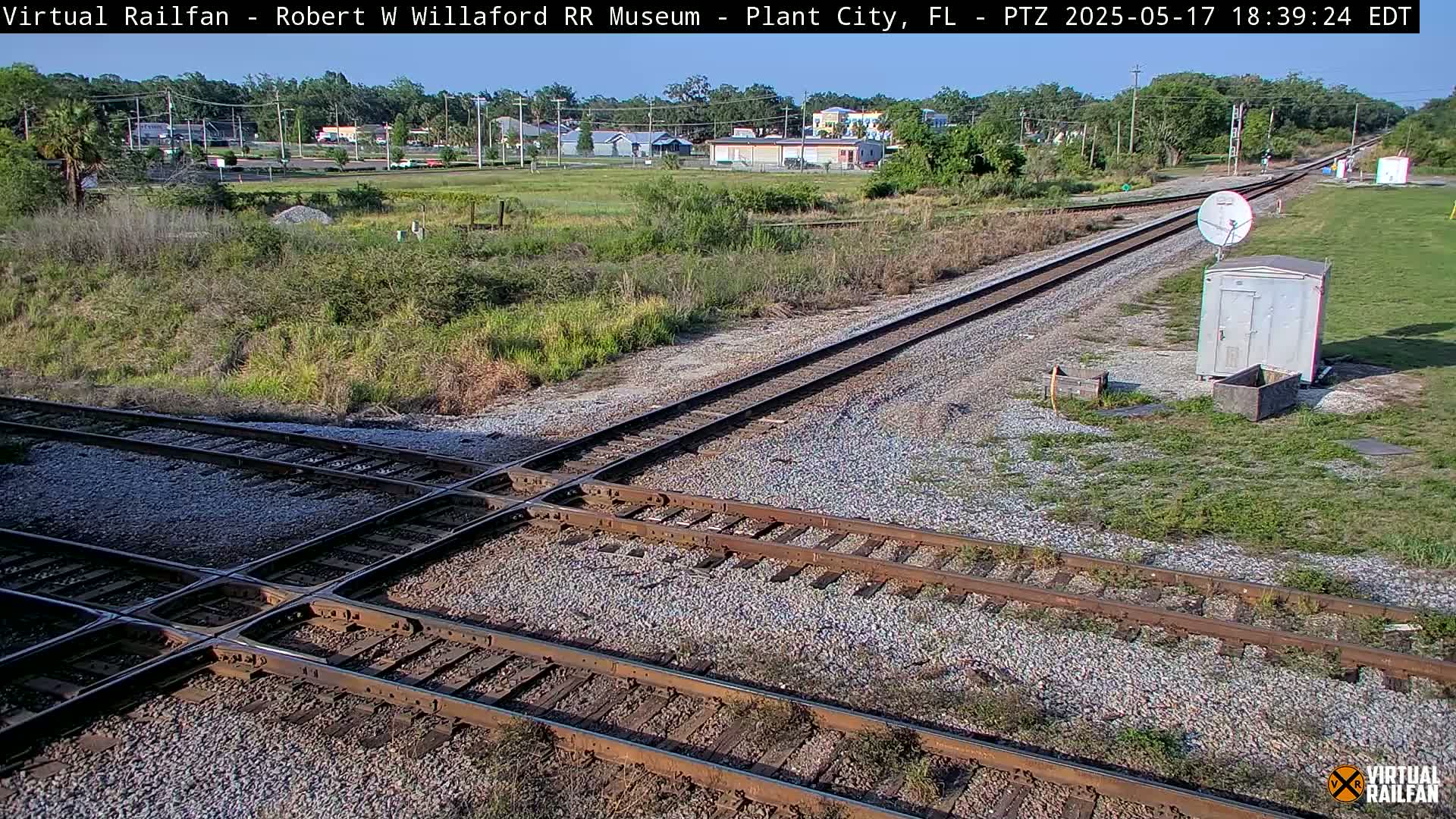 Plant City Railroad Junction & Crossing Live Cam - Plant City, Hillsborough, Florida, USA