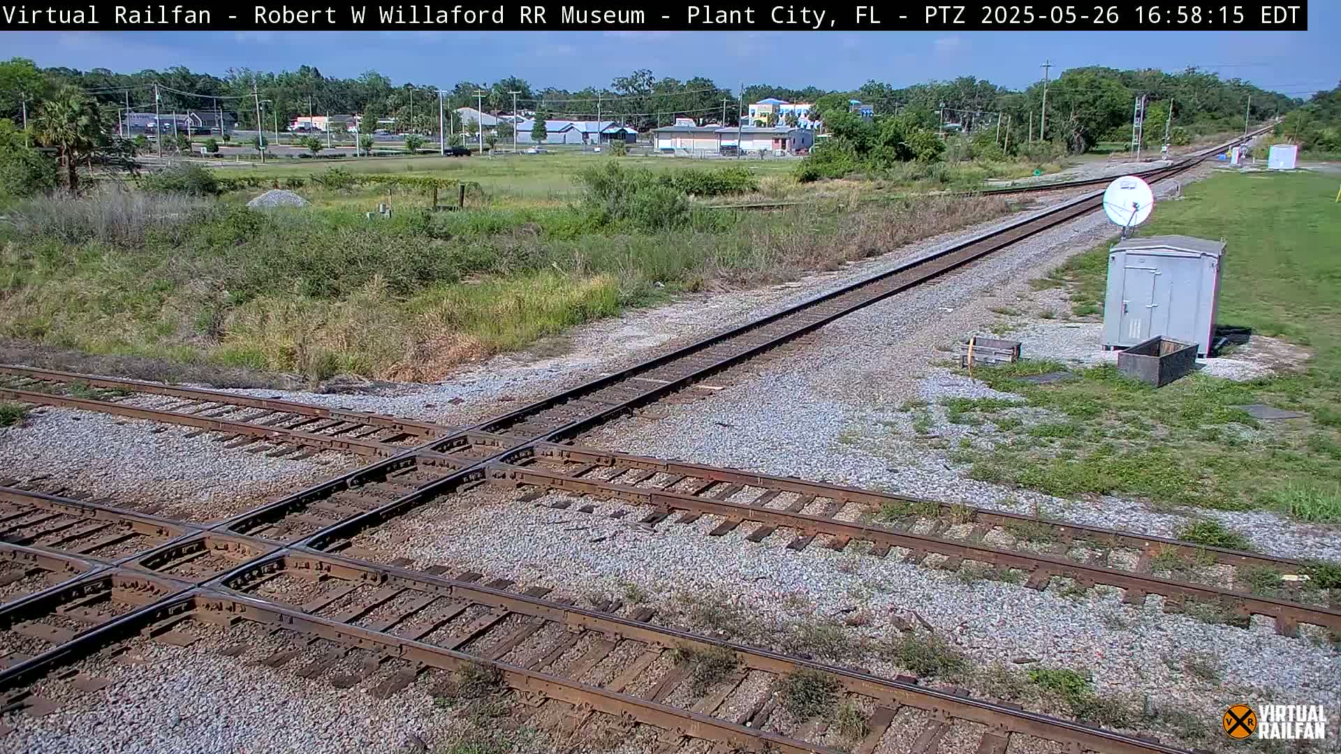 Plant City Railroad Junction & Crossing Live Cam - Plant City, Hillsborough, Florida, USA