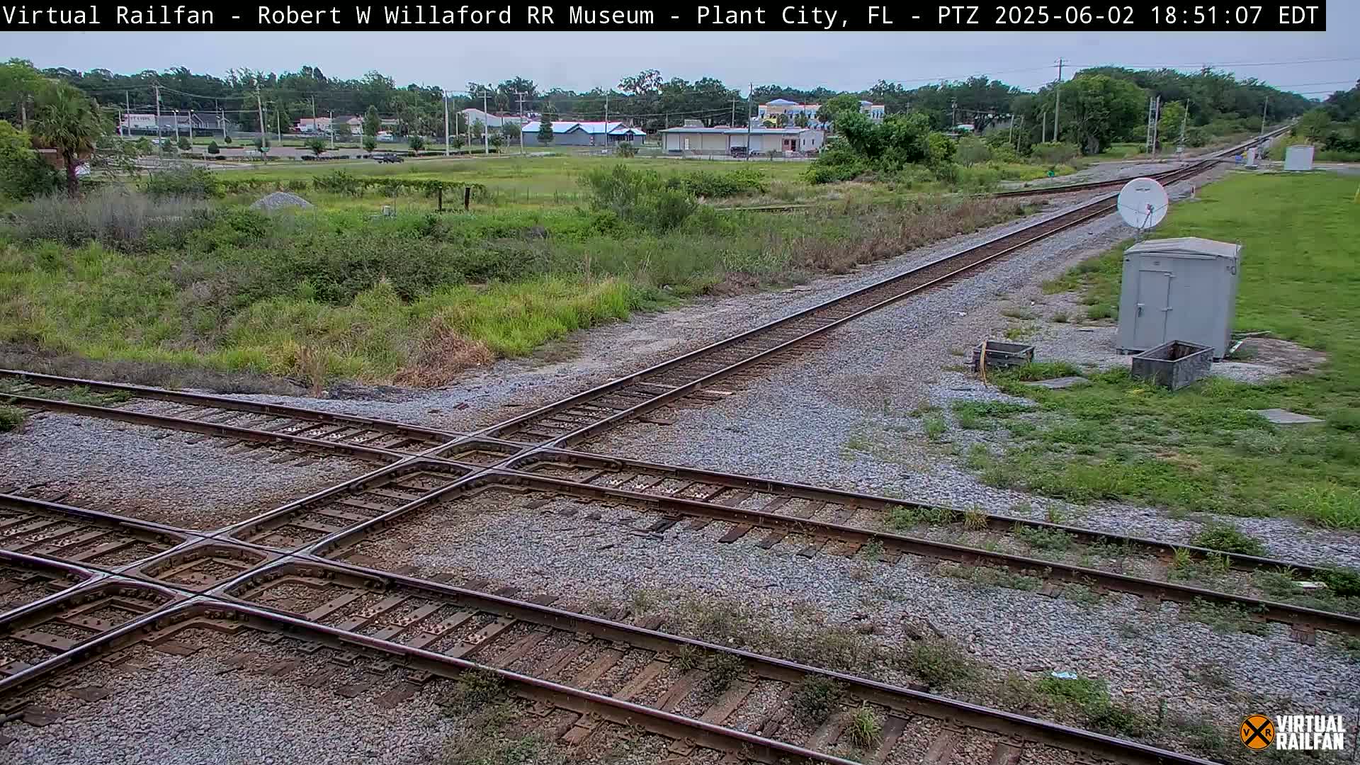 Plant City Railroad Junction & Crossing Live Cam - Plant City, Hillsborough, Florida, USA
