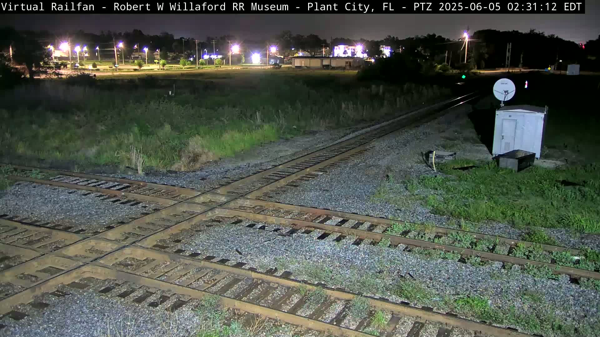 Plant City Railroad Junction & Crossing Live Cam - Plant City, Hillsborough, Florida, USA