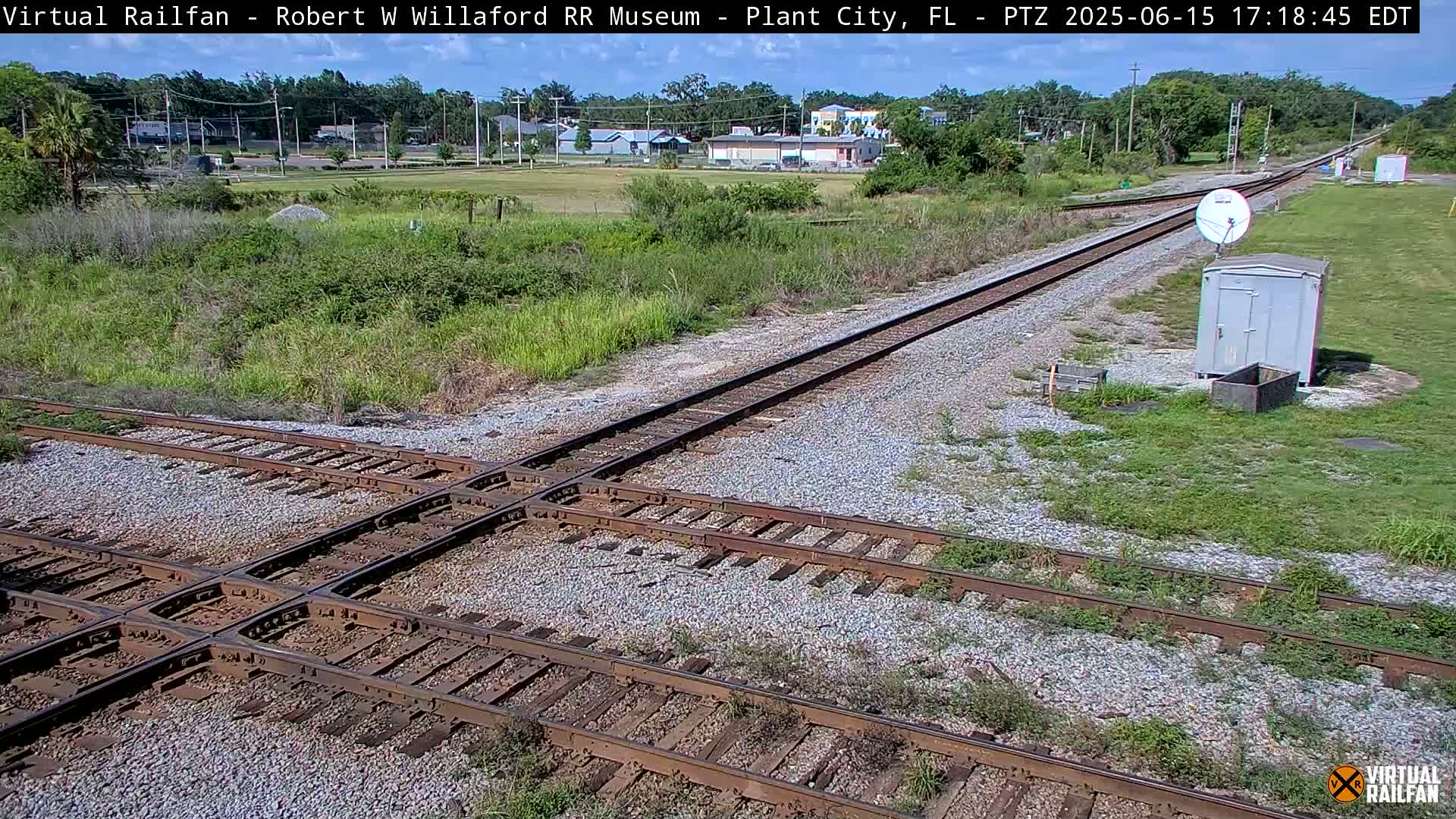 Plant City Railroad Junction & Crossing Live Cam - Plant City, Hillsborough, Florida, USA