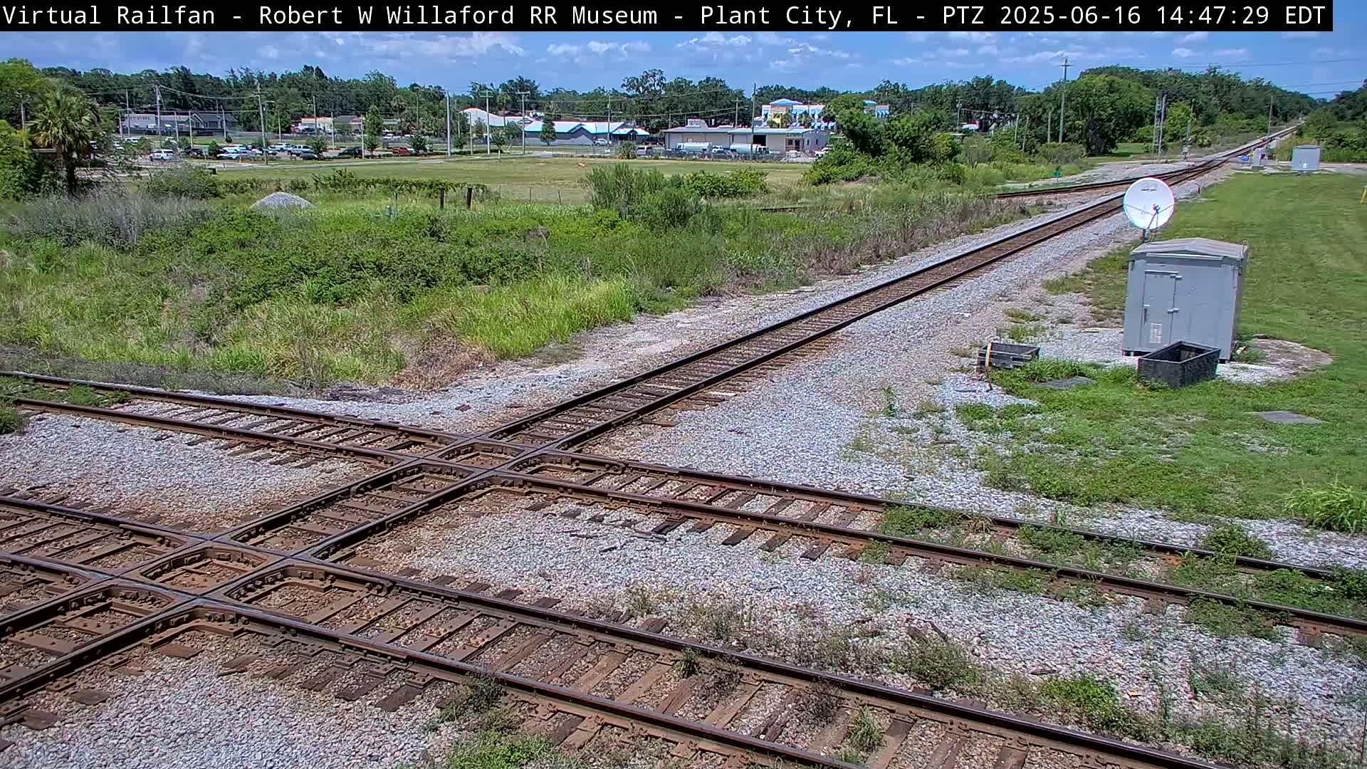 Plant City Railroad Junction & Crossing Live Cam - Plant City, Hillsborough, Florida, USA