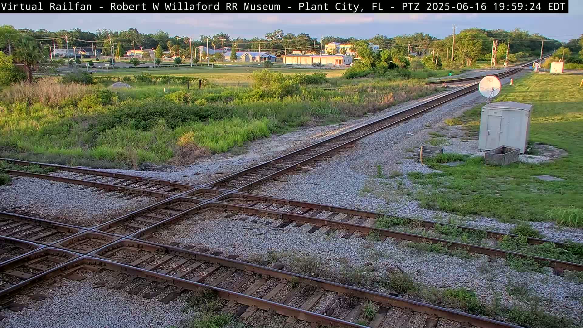 Plant City Railroad Junction & Crossing Live Cam - Plant City, Hillsborough, Florida, USA