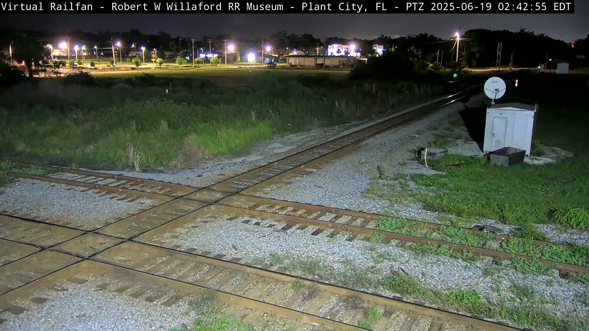 Plant City Railroad Junction & Crossing Live Cam - Plant City, Hillsborough, Florida, USA
