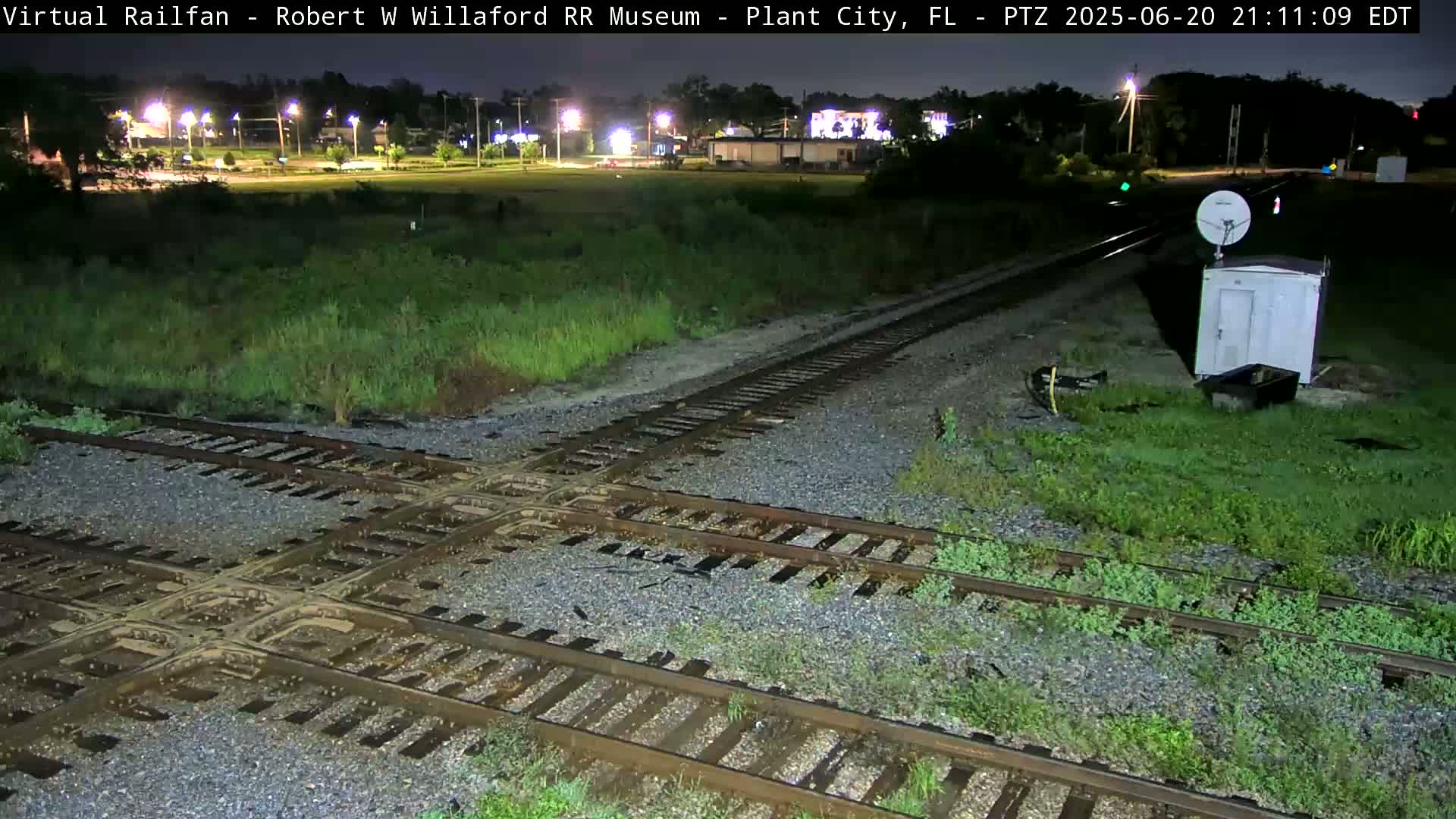 Plant City Railroad Junction & Crossing Live Cam - Plant City, Hillsborough, Florida, USA