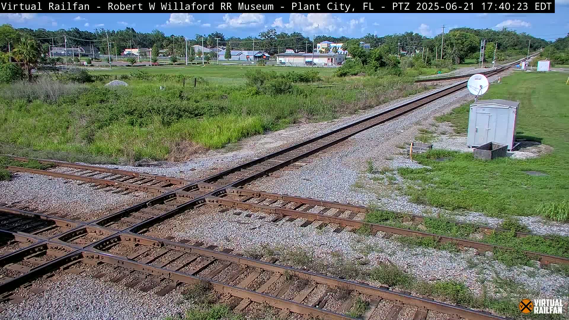 Plant City Railroad Junction & Crossing Live Cam - Plant City, Hillsborough, Florida, USA