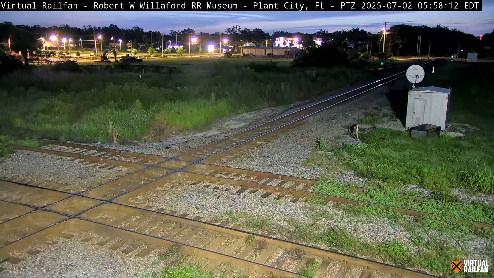 Plant City Railroad Junction & Crossing Live Cam - Plant City, Hillsborough, Florida, USA