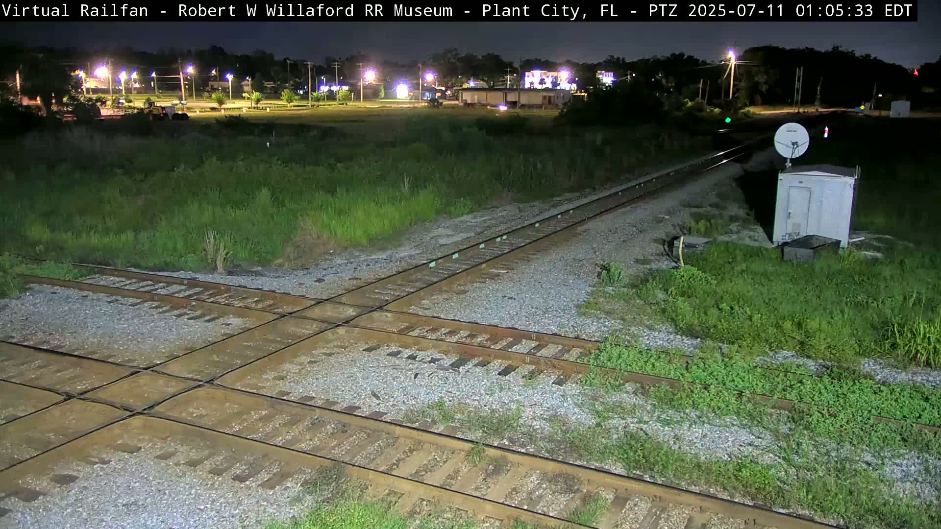 Plant City Railroad Junction & Crossing Live Cam - Plant City, Hillsborough, Florida, USA