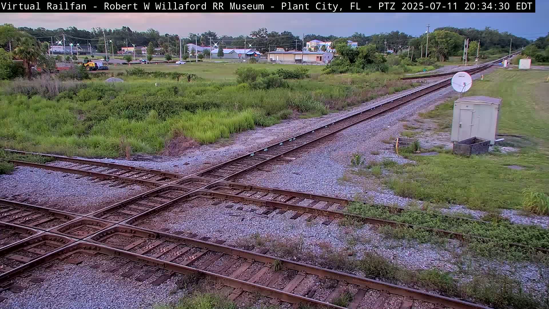Plant City Railroad Junction & Crossing Live Cam - Plant City, Hillsborough, Florida, USA