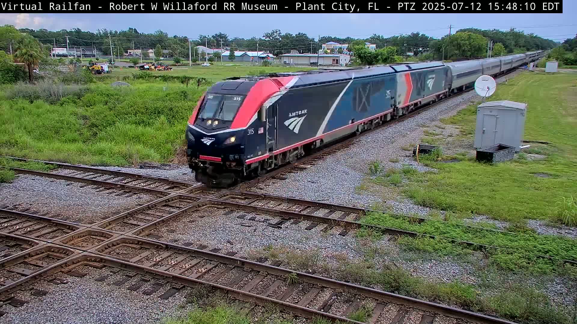 Plant City Railroad Junction & Crossing Live Cam - Plant City, Hillsborough, Florida, USA
