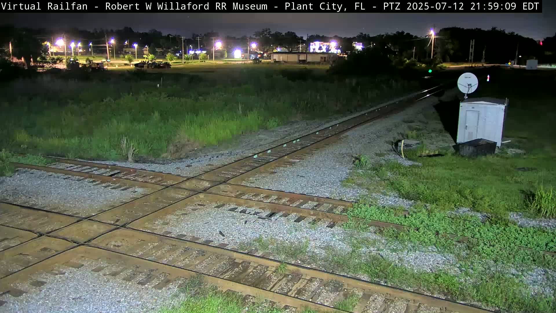 Plant City Railroad Junction & Crossing Live Cam - Plant City, Hillsborough, Florida, USA