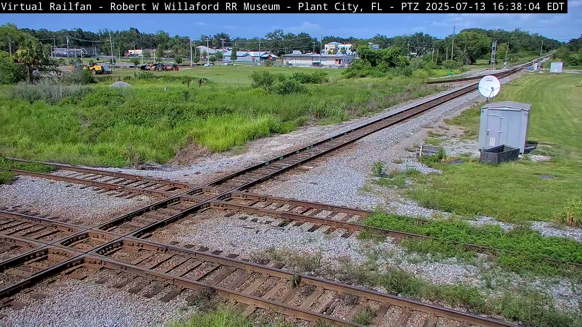 Plant City Railroad Junction & Crossing Live Cam - Plant City, Hillsborough, Florida, USA