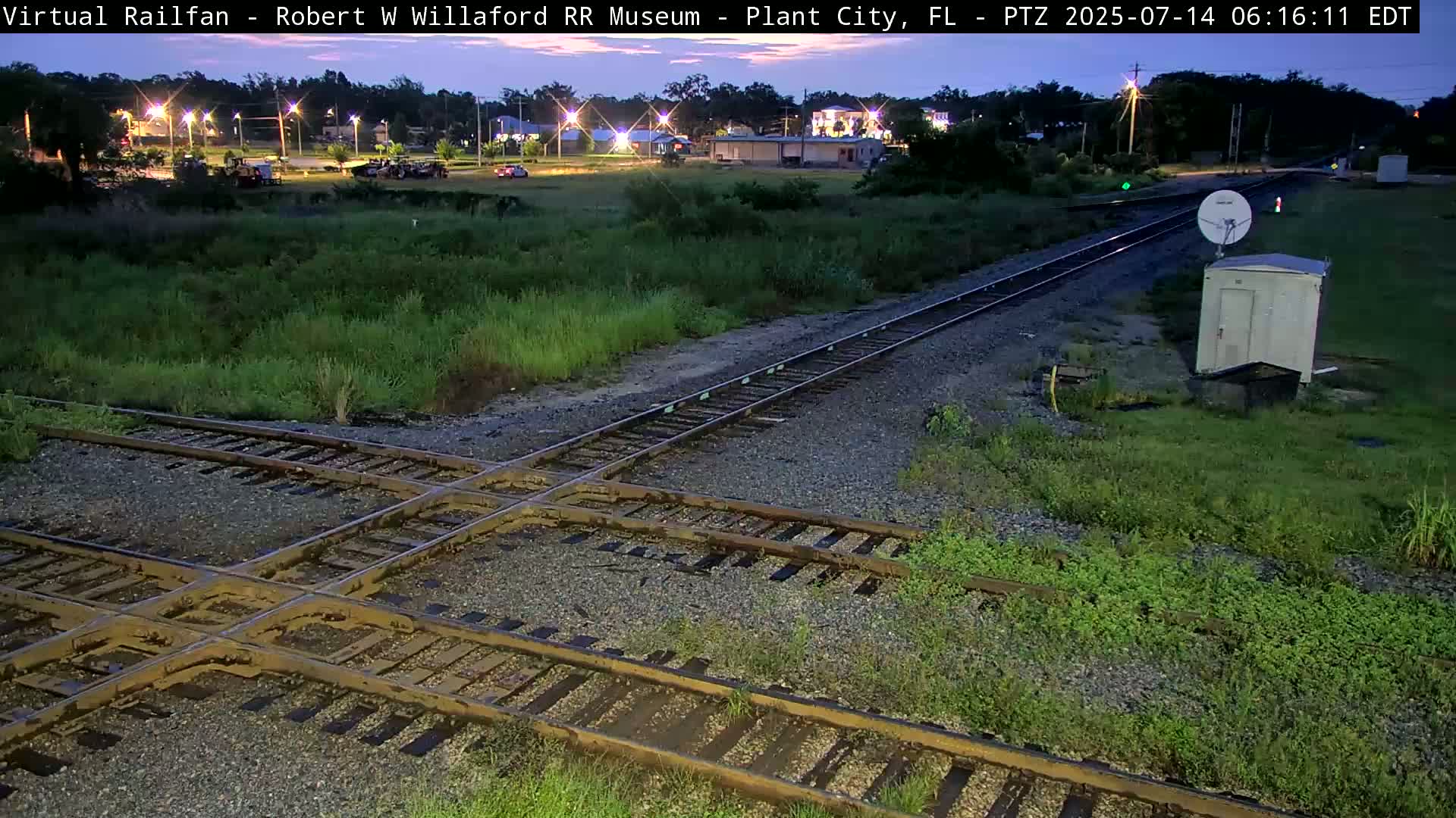 Plant City Railroad Junction & Crossing Live Cam - Plant City, Hillsborough, Florida, USA