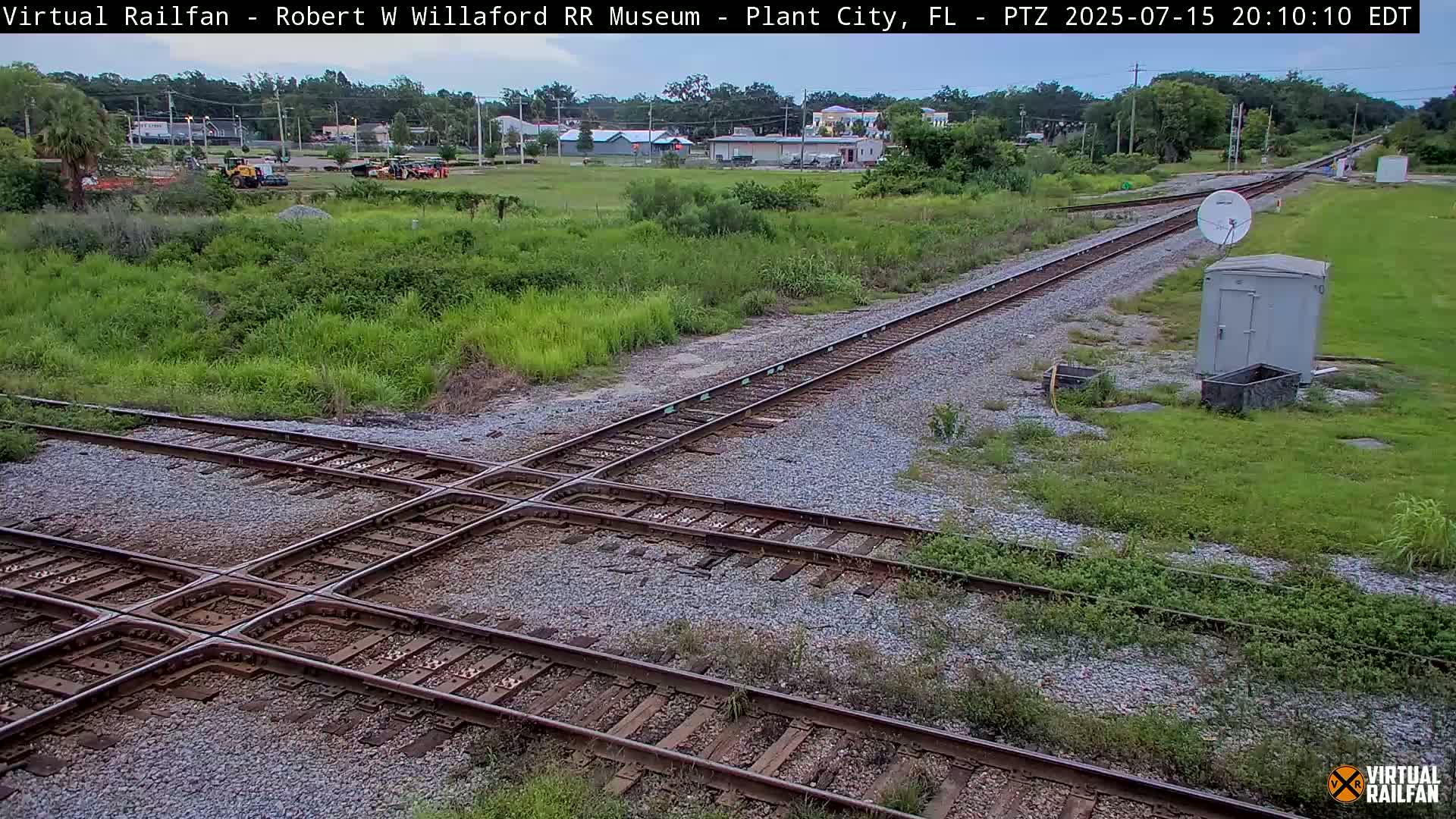 Plant City Railroad Junction & Crossing Live Cam - Plant City, Hillsborough, Florida, USA