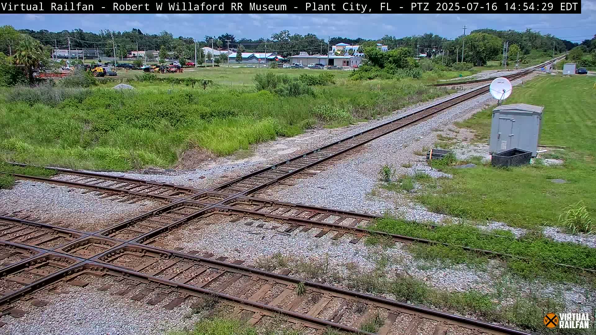 Plant City Railroad Junction & Crossing Live Cam - Plant City, Hillsborough, Florida, USA