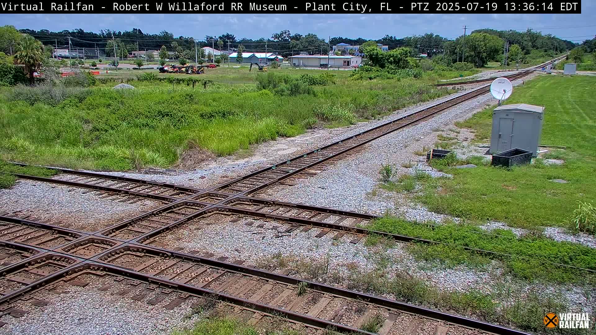 Plant City Railroad Junction & Crossing Live Cam - Plant City, Hillsborough, Florida, USA