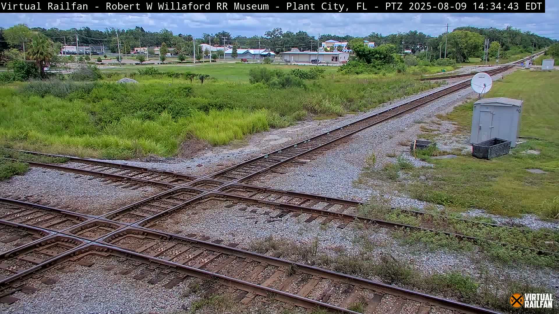 Plant City Railroad Junction & Crossing Live Cam - Plant City, Hillsborough, Florida, USA