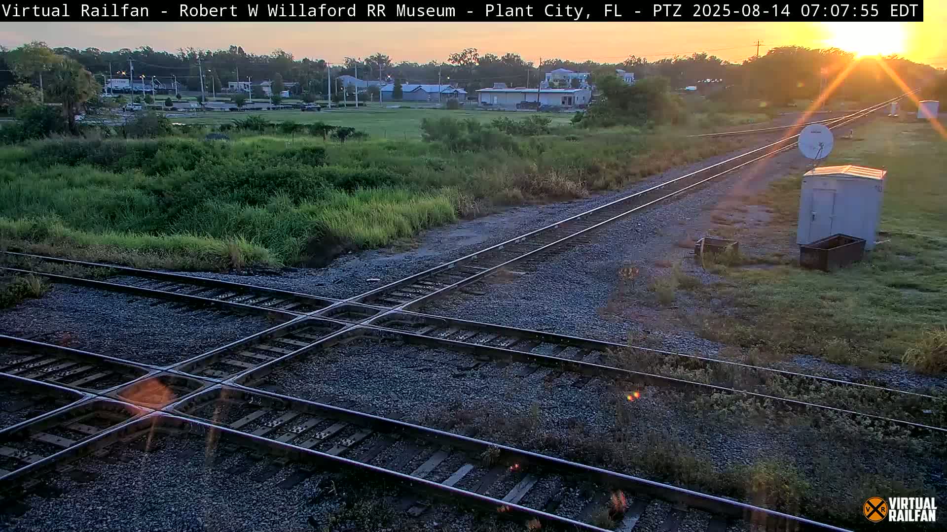 Plant City Railroad Junction & Crossing Live Cam - Plant City, Hillsborough, Florida, USA
