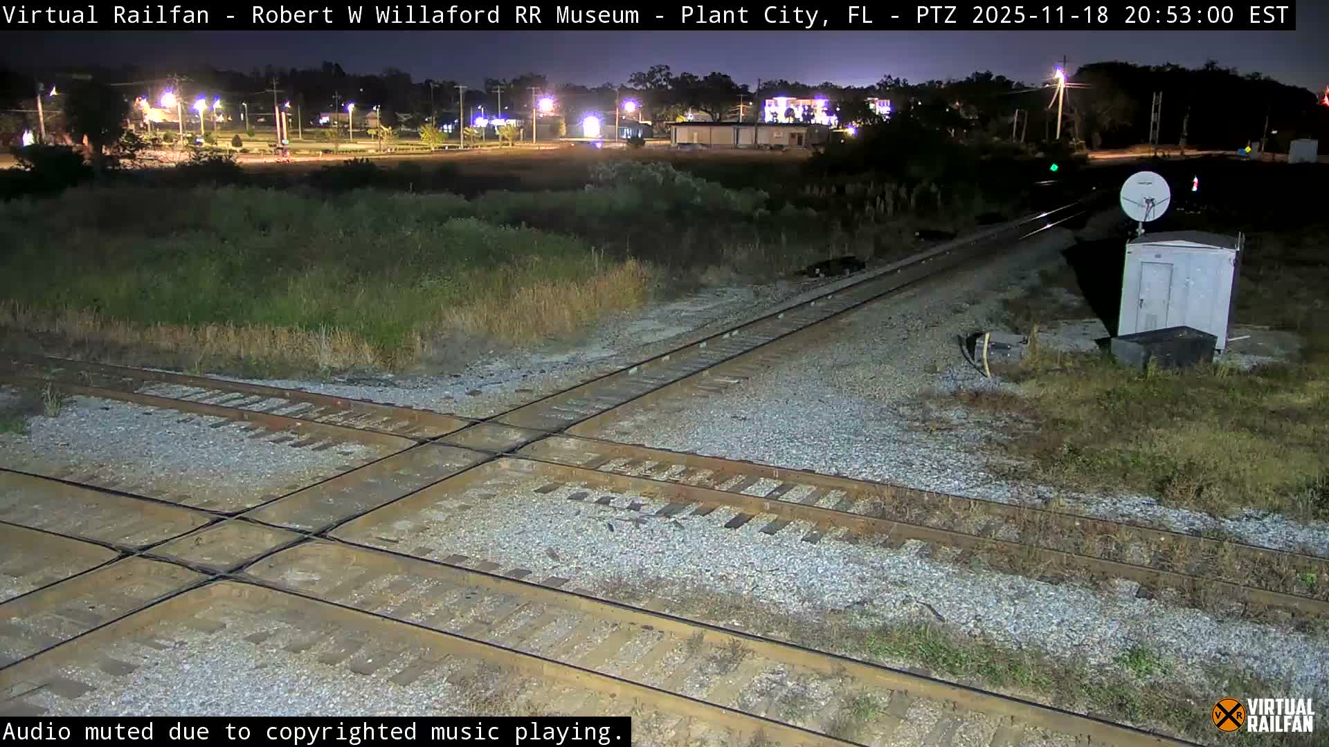 Plant City Railroad Junction & Crossing Live Cam - Plant City, Hillsborough, Florida, USA