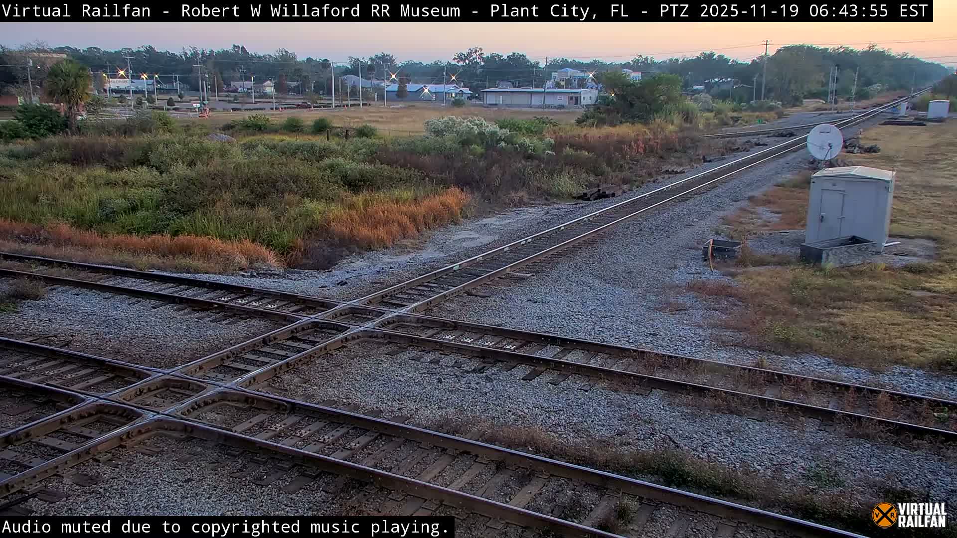 Plant City Railroad Junction & Crossing Live Cam - Plant City, Hillsborough, Florida, USA