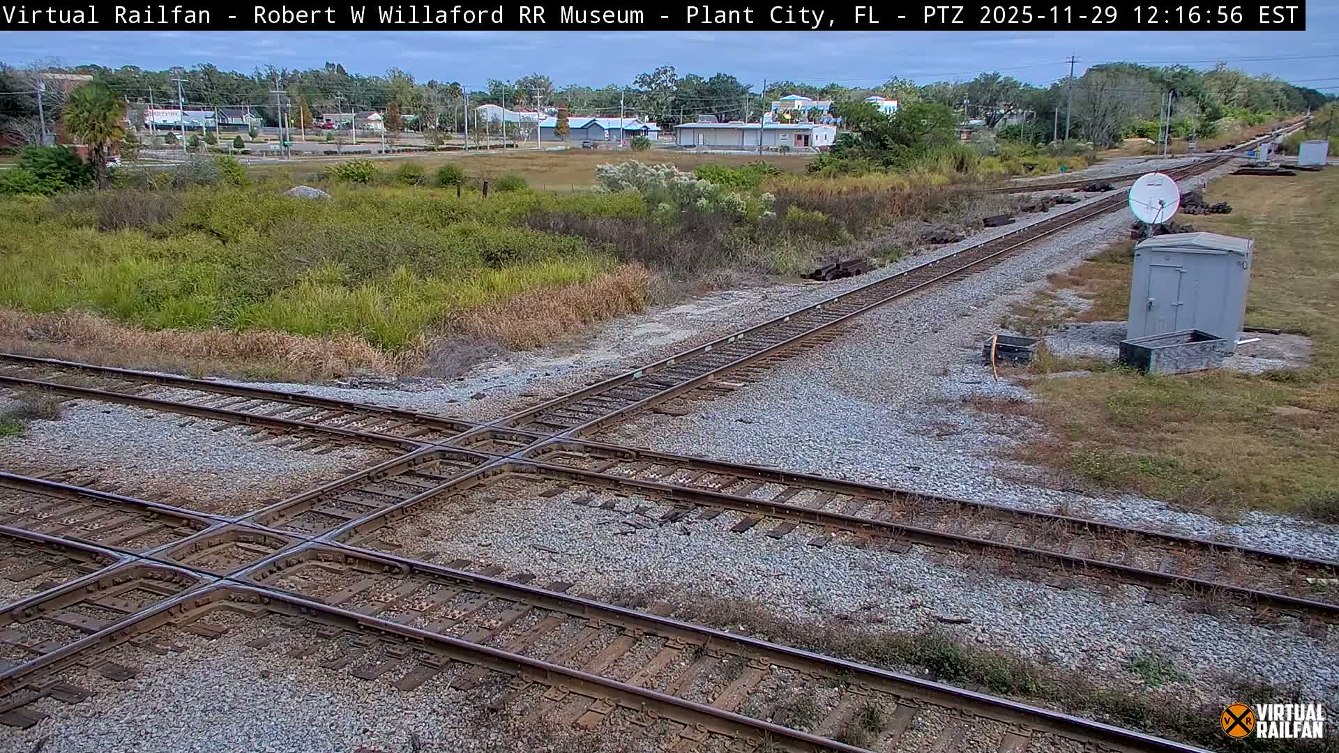 Plant City Railroad Junction & Crossing Live Cam - Plant City, Hillsborough, Florida, USA